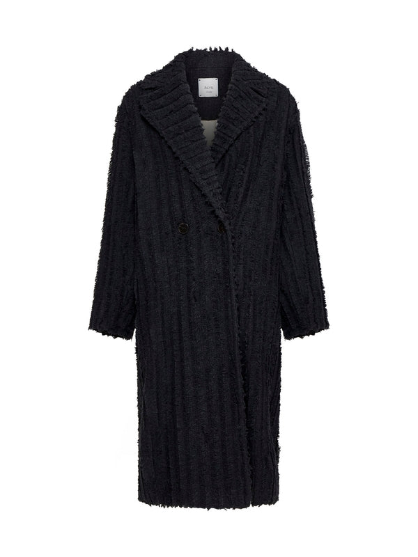 Double-Breasted Wool Coat