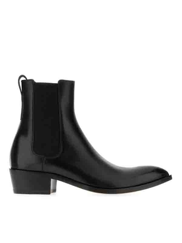 Tom Ford Black Chelsea Boots