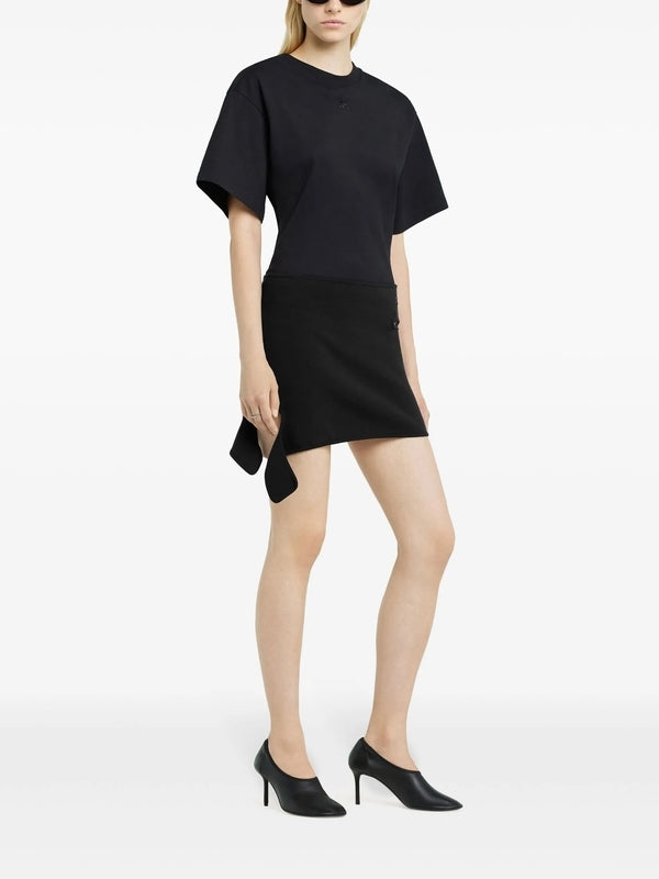 Courrèges Black Half Sleeve