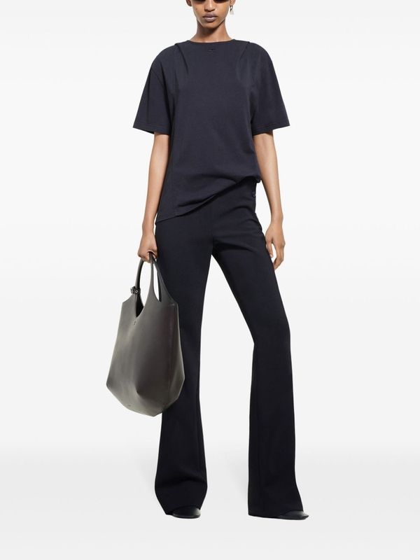 ロゴパッチ半袖パーカー