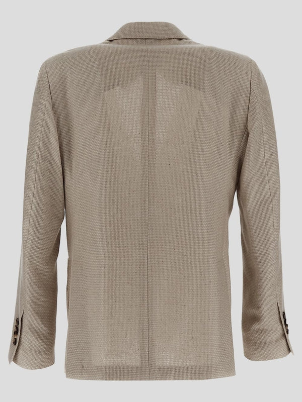 Boutonniere Cashmere Silk Single Jacket