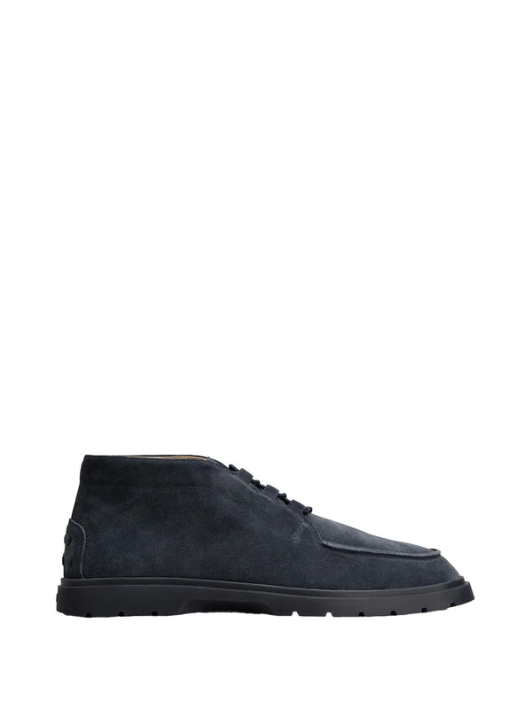 Tod'S Blue Lace-Up Boots