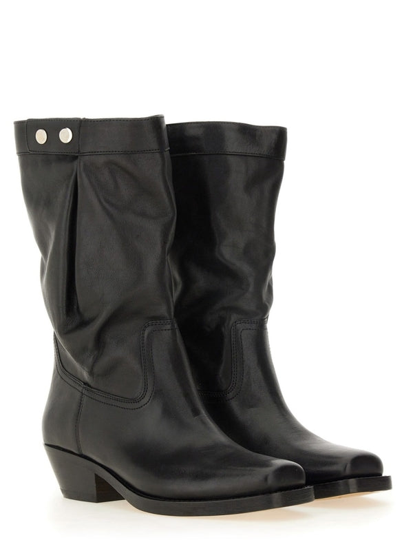 Ademe Leather Mid Boots