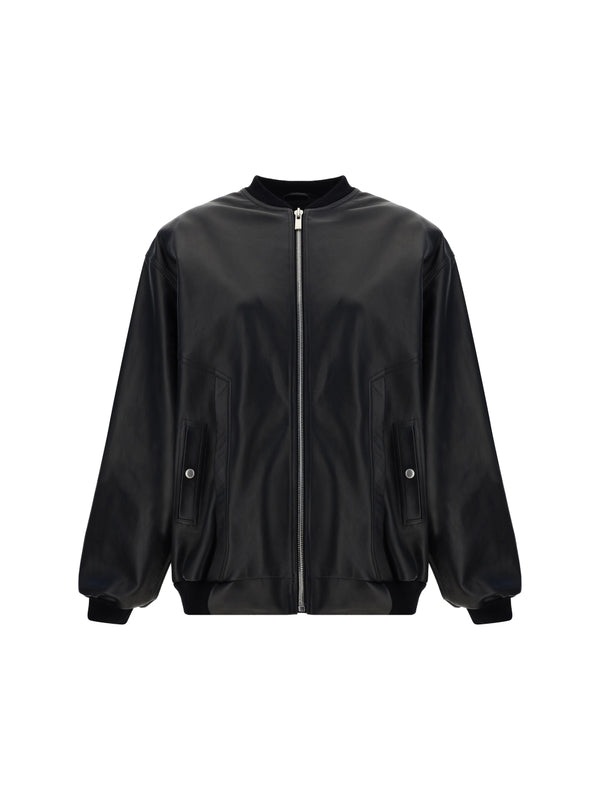 MAGDA BUTRYM - Oversized Leather Bomber - Jente