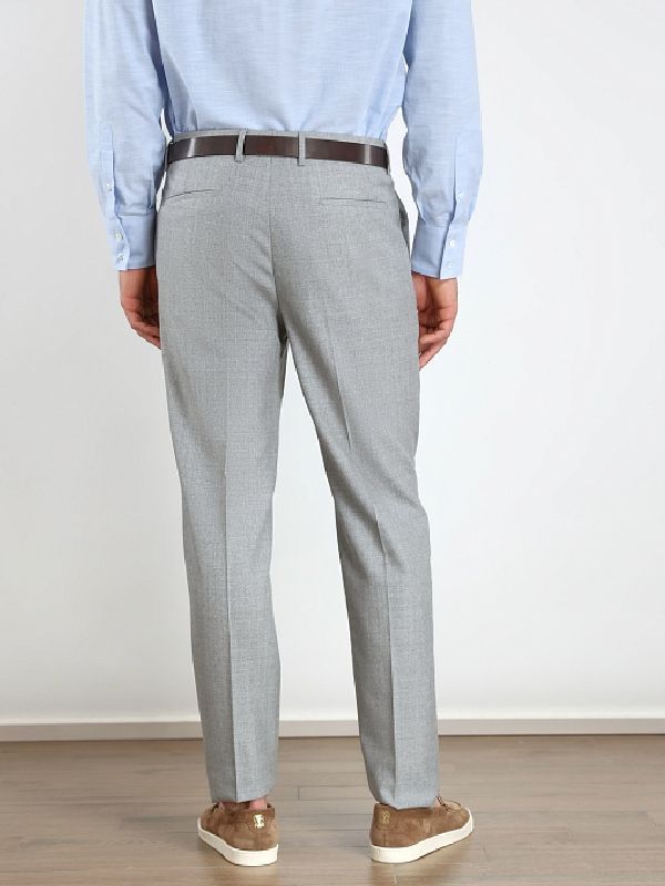 Classic Straight Wool Tailored
  Pants