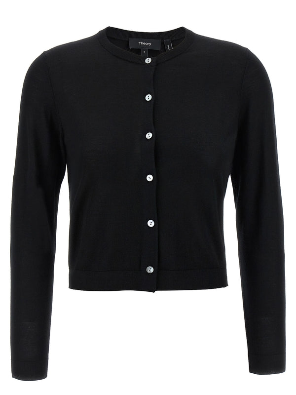Theory Black Cardigan