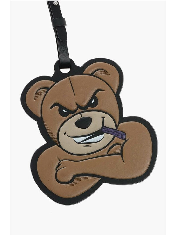 Palm Angels Leather Bear Bag Charm