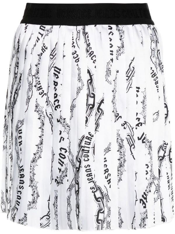 Allover Printing Midi Skirt