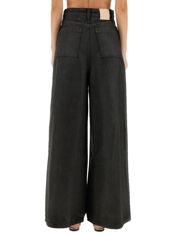 Alysi Black Denim Pants