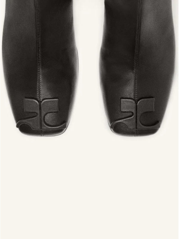 Courrèges Black Ankle Boots
