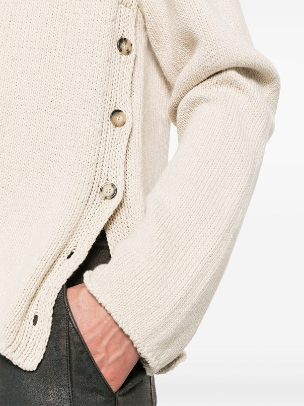 Open Side Cotton Linen Knit