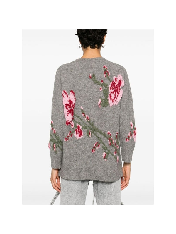 Floral Jacquard Knit