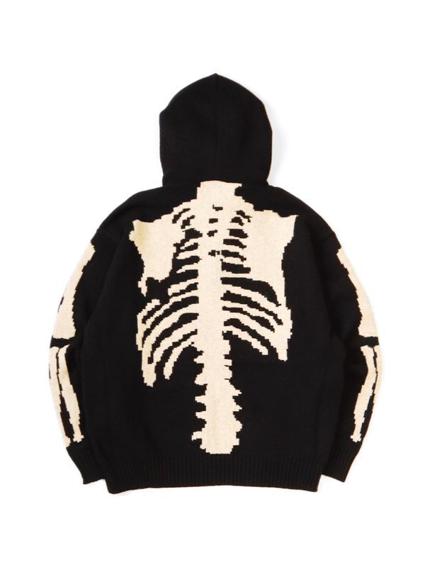 5g Wool Bone Knit Hoodie