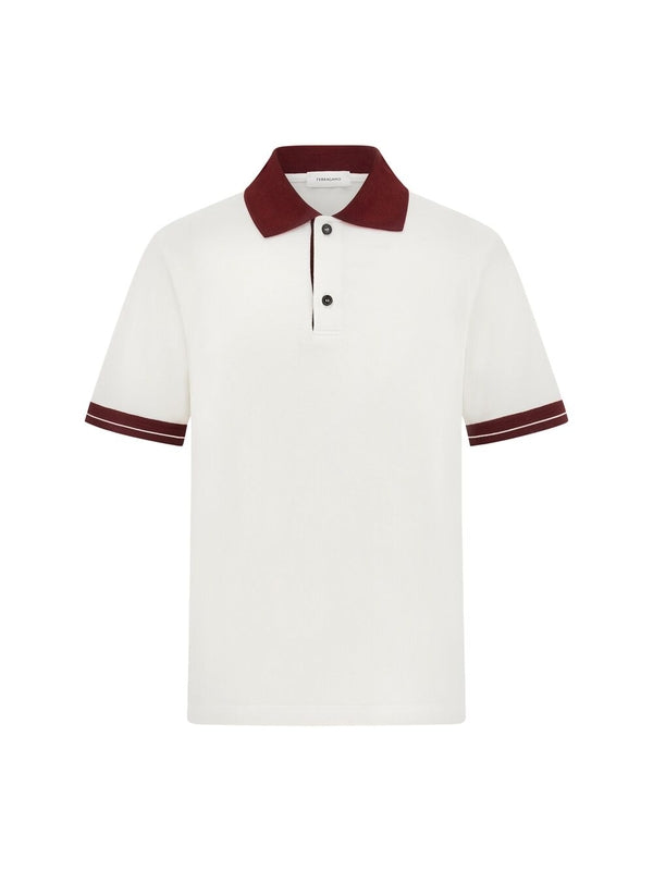 Collar Sleeve Detail Cotton
  Polo Shirt