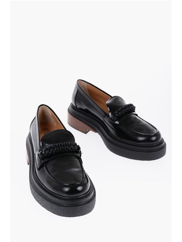 Black Calfskin Loafers