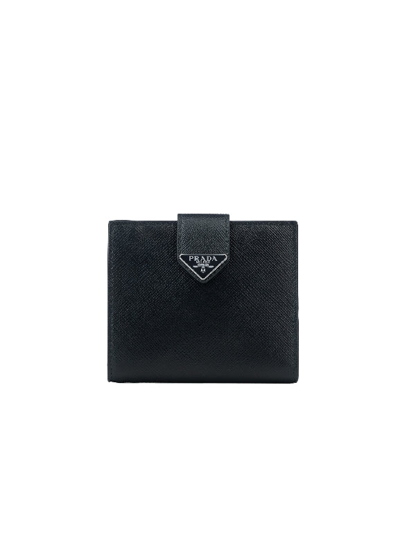 Triangle Logo Saffiano Leather
  Wallet