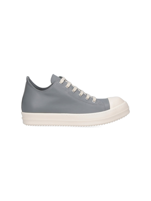 Rick Owens Blue Low Top Sneakers