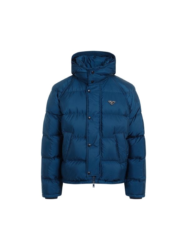 三角形徽标尼龙连帽衫
河豚