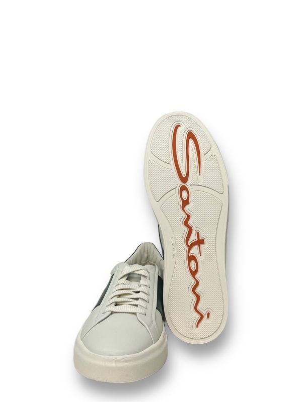 Logo Leather Low Top Sneakers