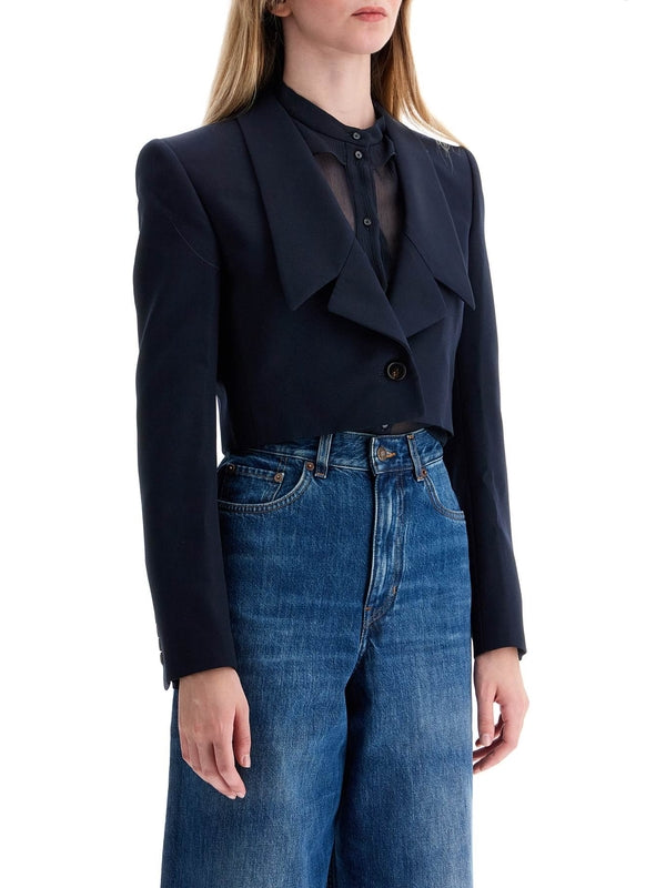 Wool Single Cropped Jacket