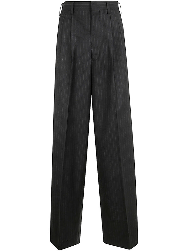 Stripe Wool Pants