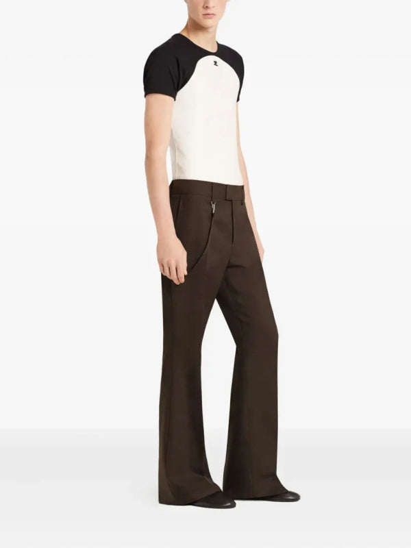 Courrèges White Half Sleeve