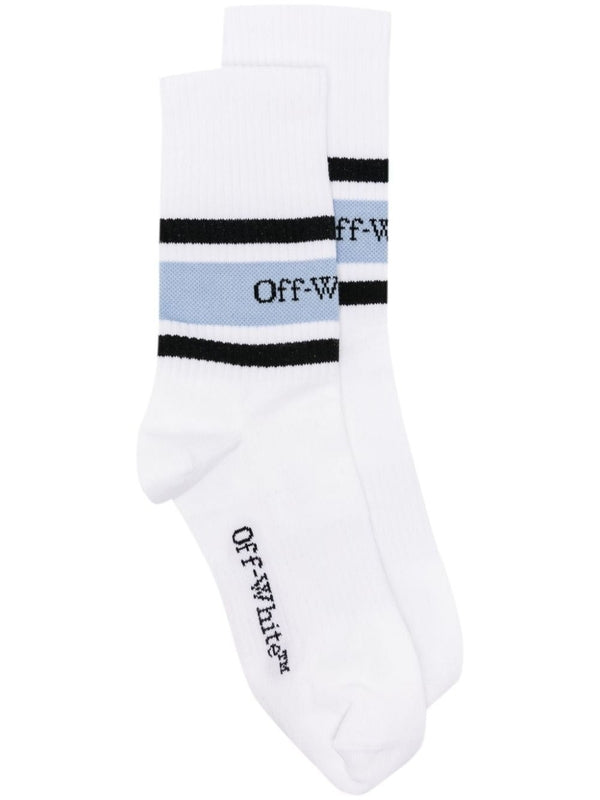 Jacquard Logo High-top Socks