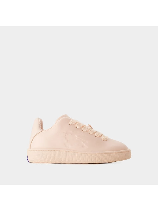 Bubble Calfskin Lace-Up Sneakers