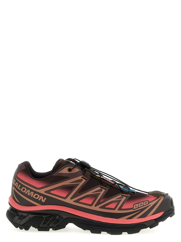 Salomon Black Red Low Top Sneakers