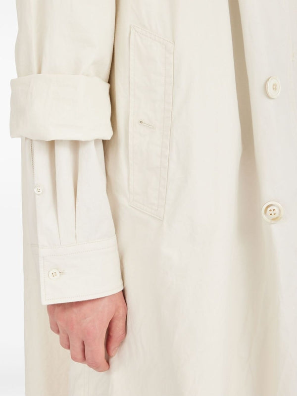 Shirt Layered Cotton Coat