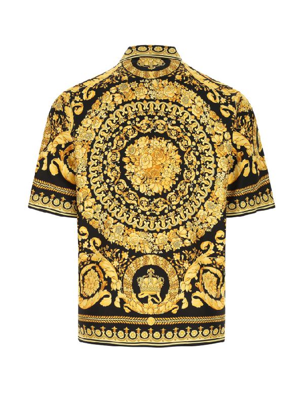 Allover Baroque Silk Shirt