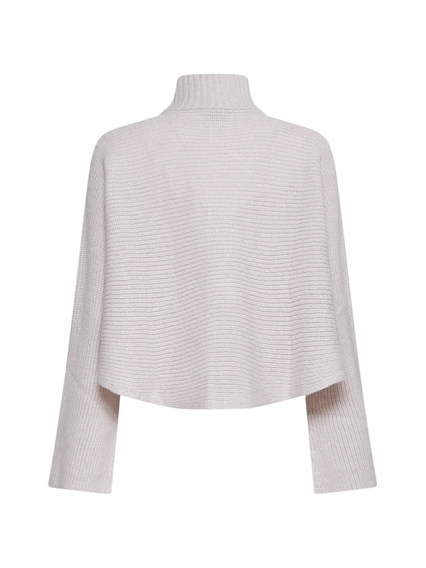 High-Neck Wool Knit