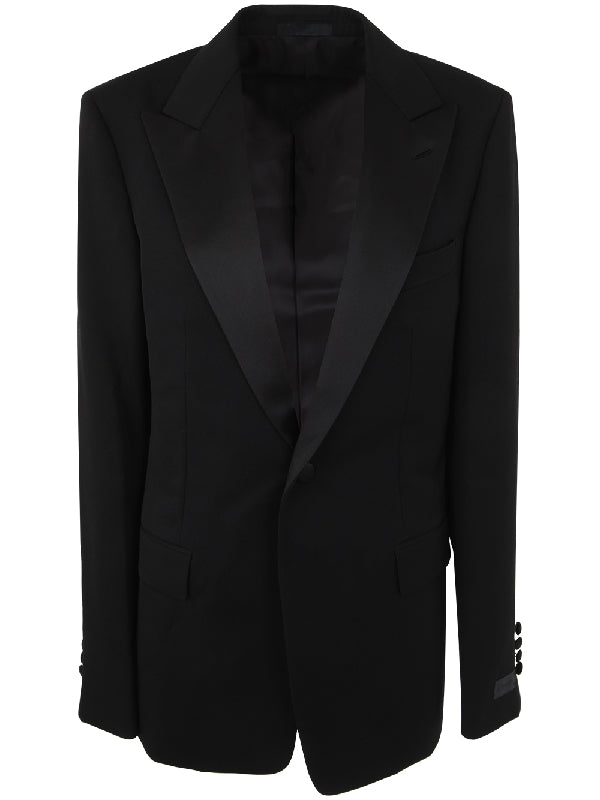 Wool Single Tuxedo Jacket