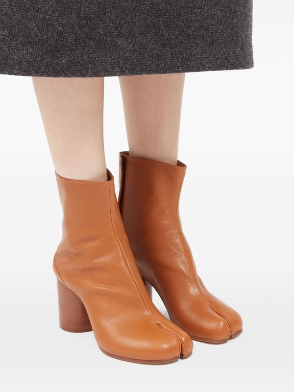 Tabi Leather Ankle Boots