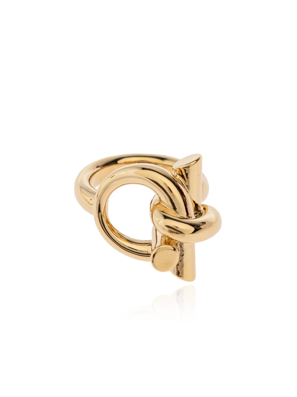 Gancini Braid Detail Ring