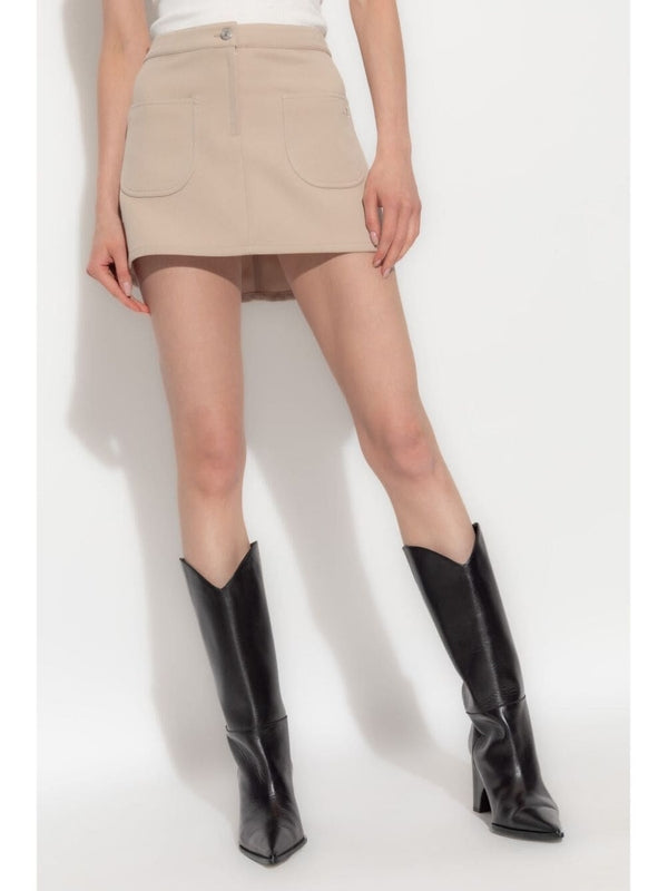 Beige 2 Pocket Skirt