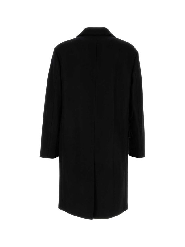 单排扣羊毛大衣