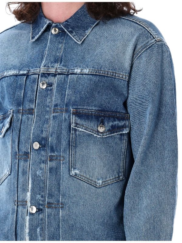 Elu Distressed Denim Jacket