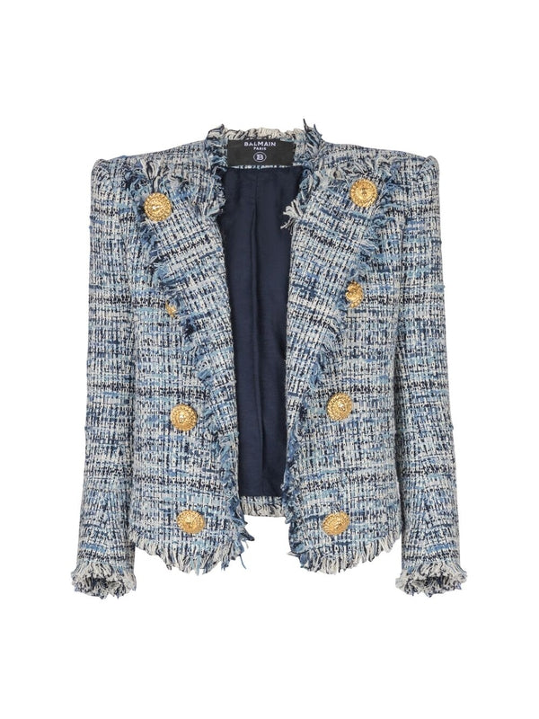 Tweed Tailored Crop
  Jacket