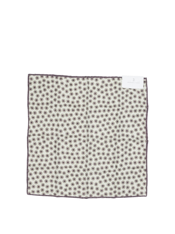 Brunello Cucinelli Beige Silk Mufflers