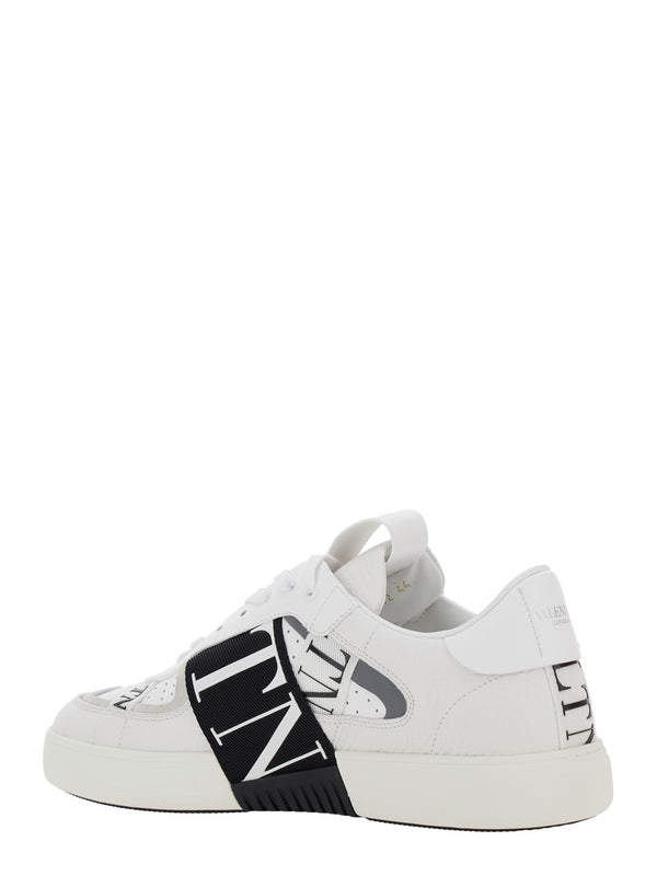 Valentino White Low Top Sneakers