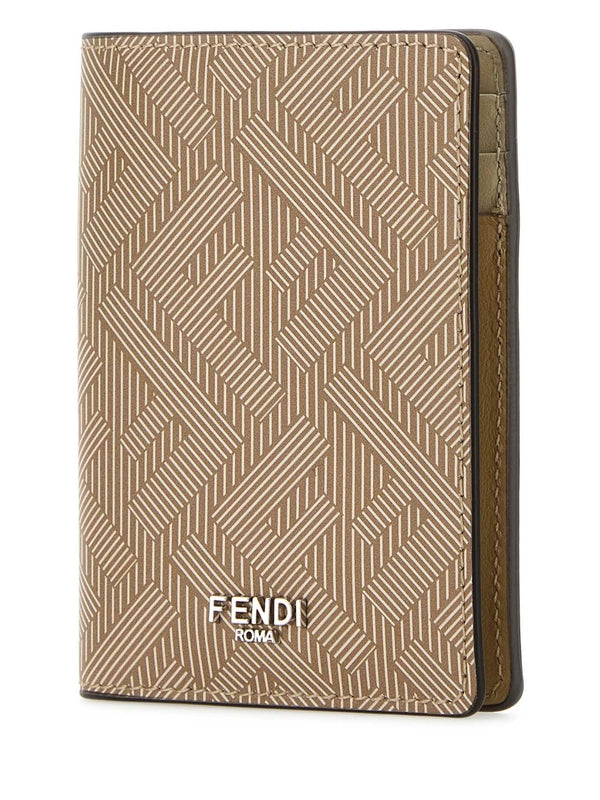 Fendi Beige Card Holders