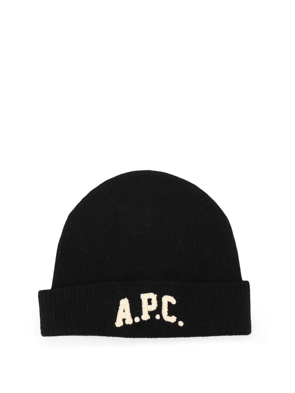 A.P.C. Black Beanies