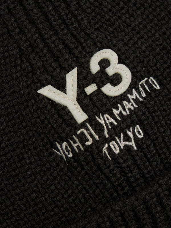 Y-3 Black Beanies