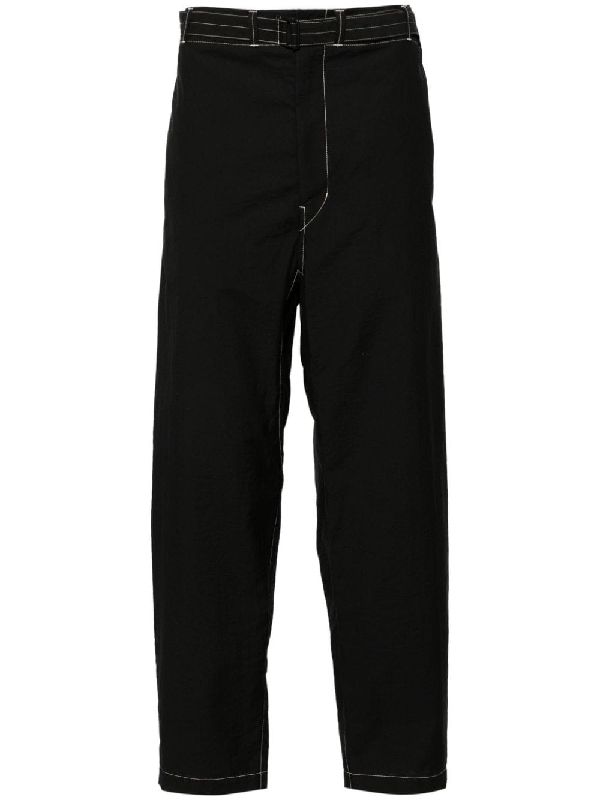 Belted Carrot
  Cotton Blend Pants