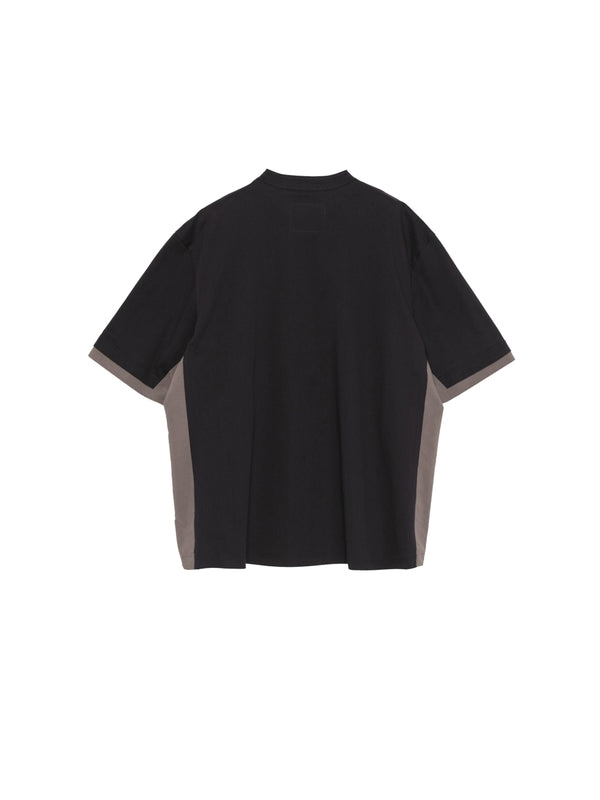 Zip Detail Cotton Short-Sleeve T-Shirt