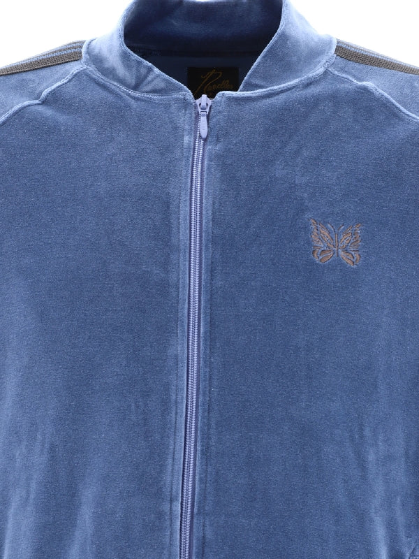 Butterfly Logo Embroidered Track Zip-Up