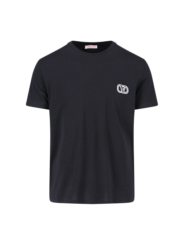 V Logo Short-Sleeve T-Shirt