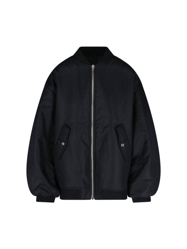 The Frankie Shop Black Bomber