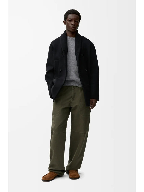 Double-breasted Wool Peacoat